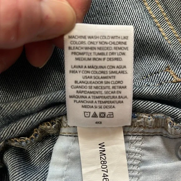 Wonder Nation Dark Wash Straight Jeans 16 plus - Picture 10 of 10